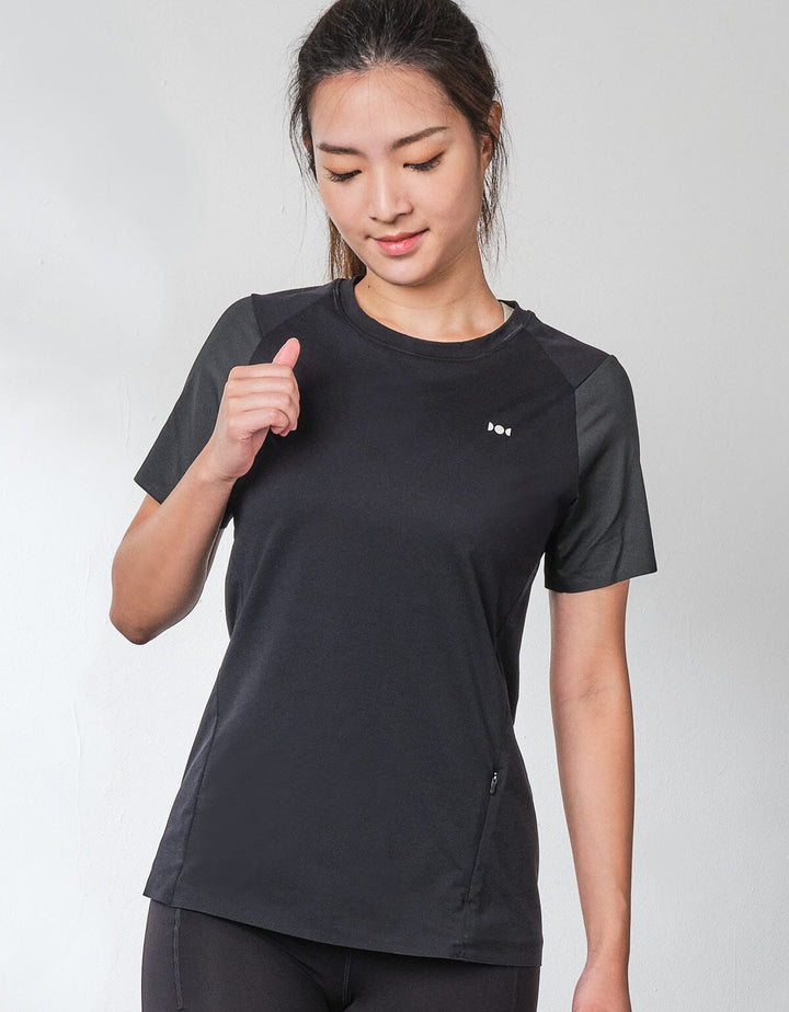 HOW- STAYDRY Quick Dry Short Sleeve Top Tops Her own words SPORTS 