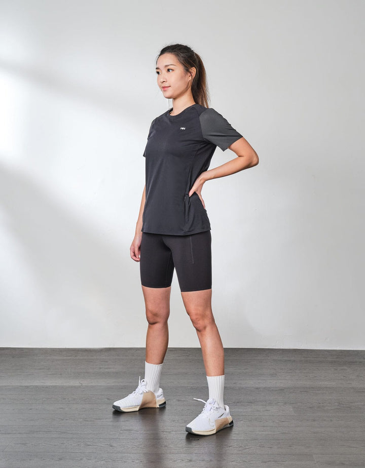 HOW- STAYDRY Quick Dry Short Sleeve Top Tops Her own words SPORTS 