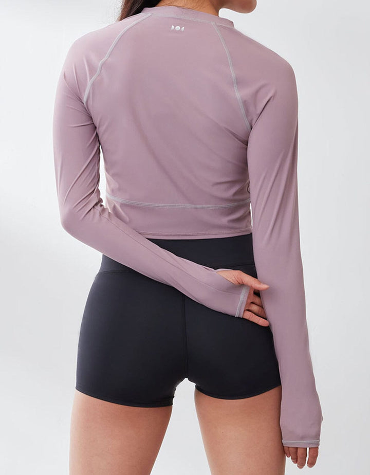 AQUA UV Protection Cropped Jacket Tops Her own words SPORTS 