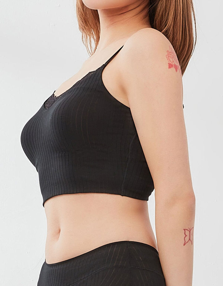 COTTON REextraSkin™ W-Shape Support Longline Bra Top Bra Her own words 