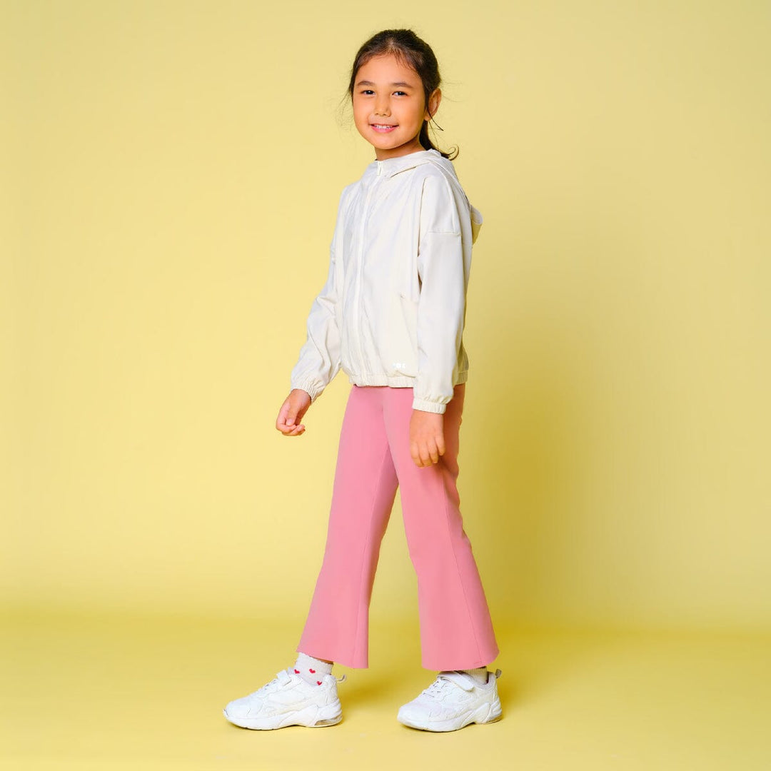 Kids HOW- EFFORTLESS Mid-Waist UV Protection Kick Flare Full length Sports leggings Leggings Her own words Mesa Rose 110 