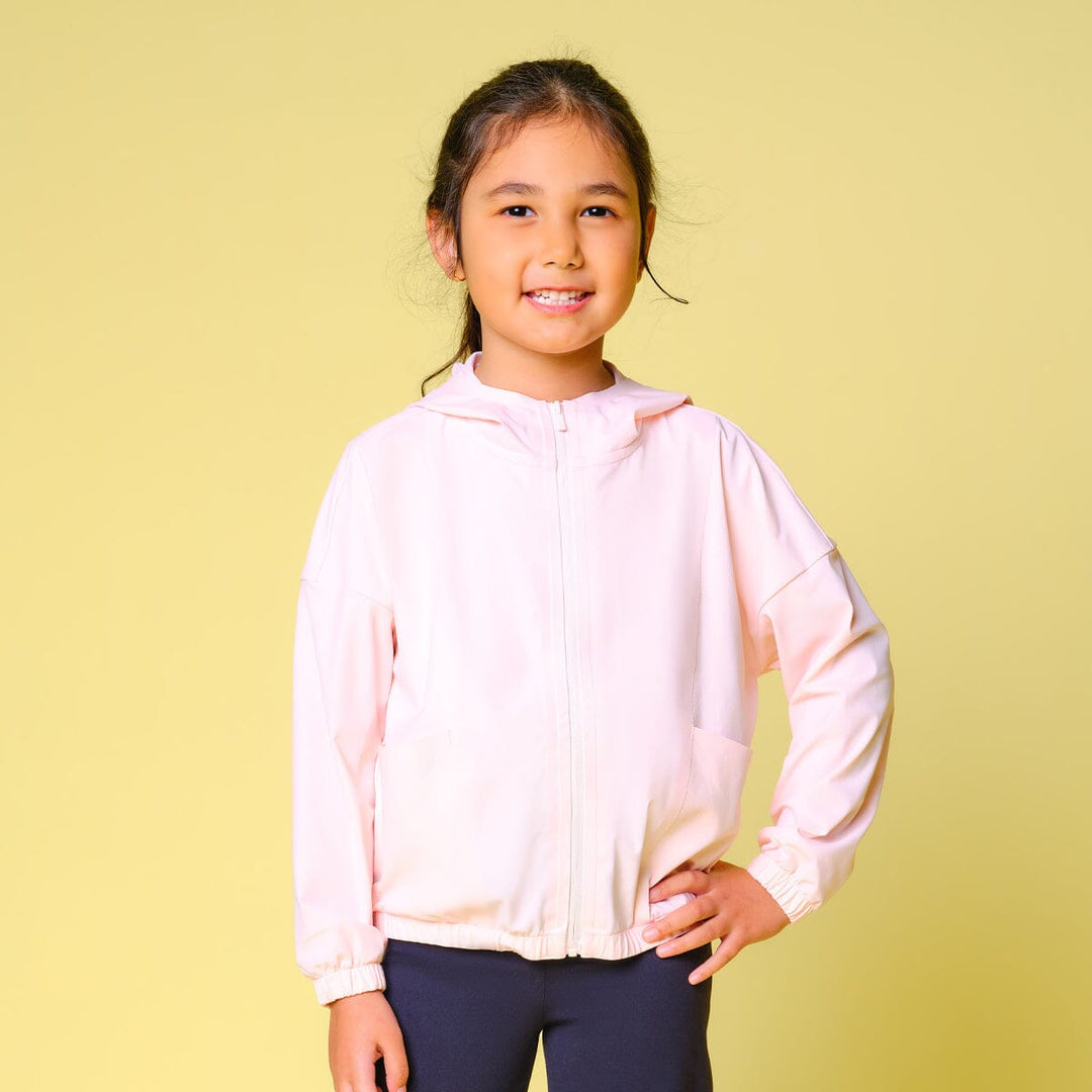 Kids HOW-STAYDRY UV Protection Cool Touch Quick Dry Running Jacket Tops Her own words 