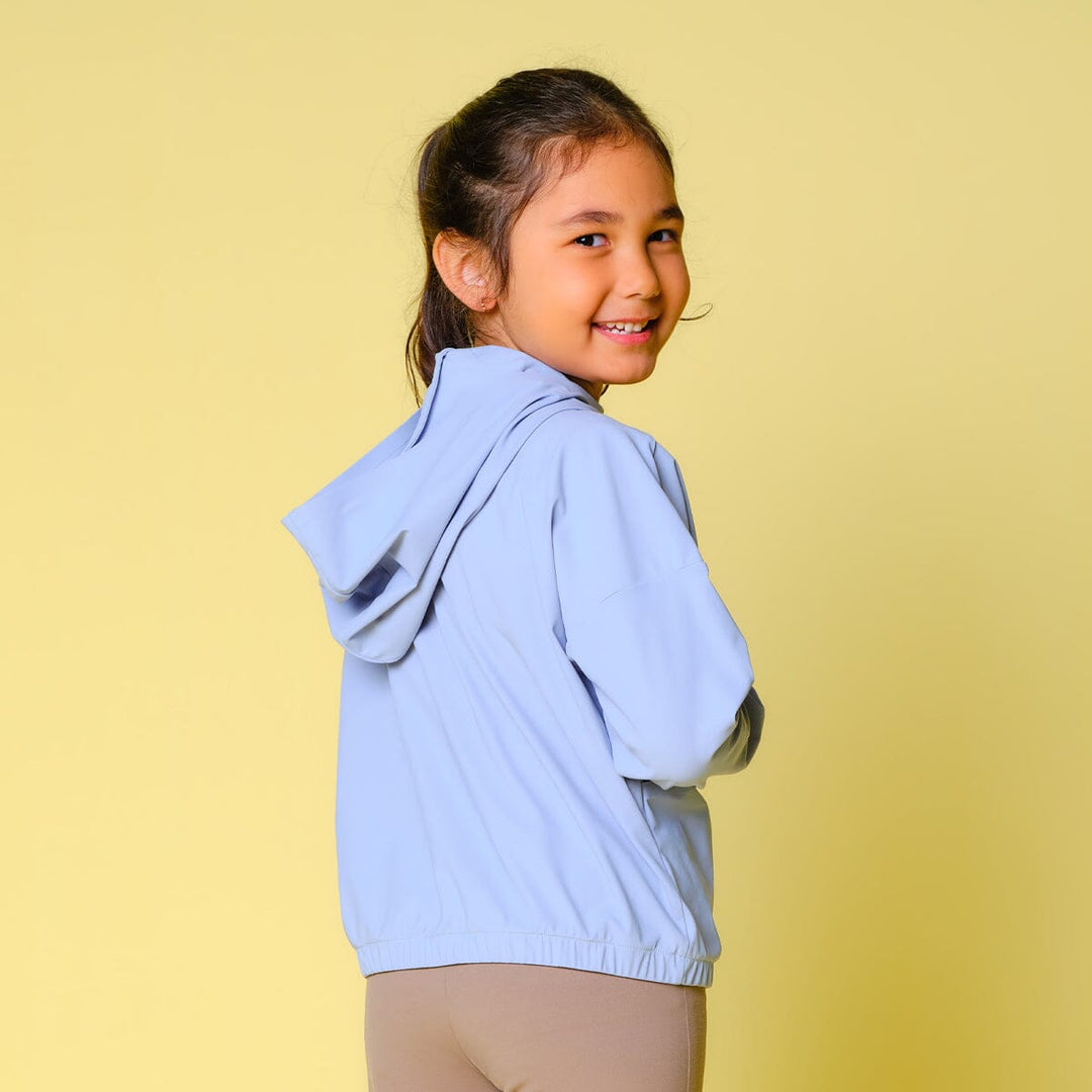 Kids HOW-STAYDRY UV Protection Cool Touch Quick Dry Running Jacket Tops Her own words 