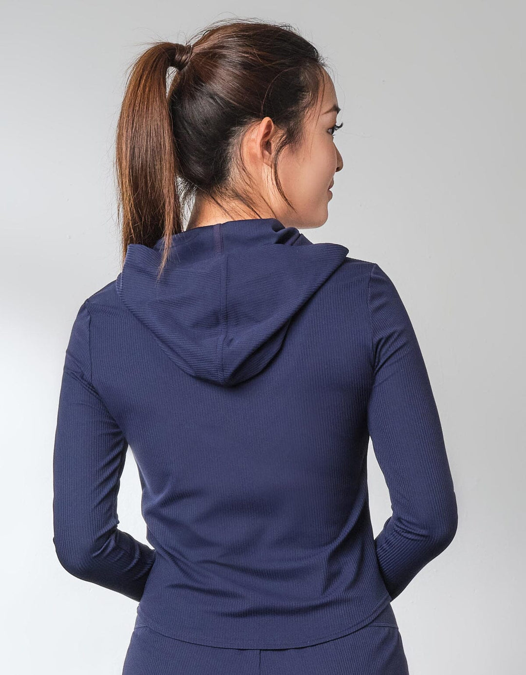 Ribbed UV Protection Long Sleeve Cropped Jacket Tops Her own words SPORTS 