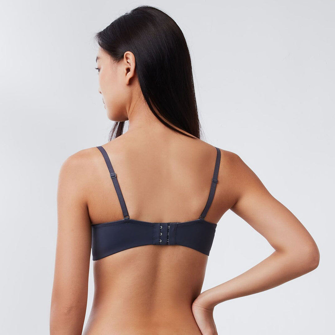 Sustainable REherbafoam™ Plunge Push Up Lace Bra Bra Her Own Words 