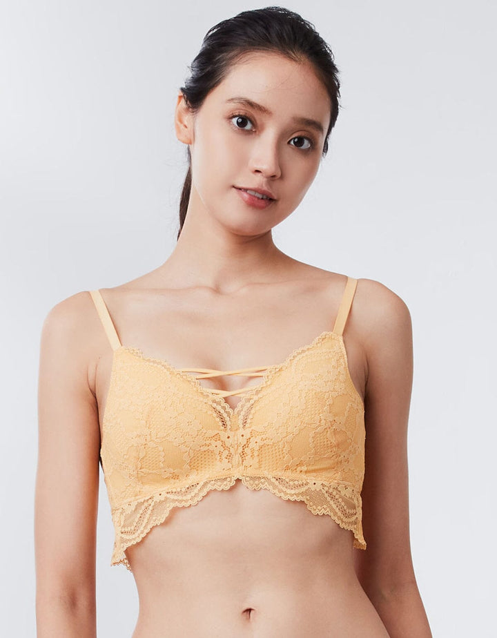 STYLIST Airy REmatrixpad™ & REextraSkin™ Non Wired Lace Bra Bra Her own words Sunburst 70A 