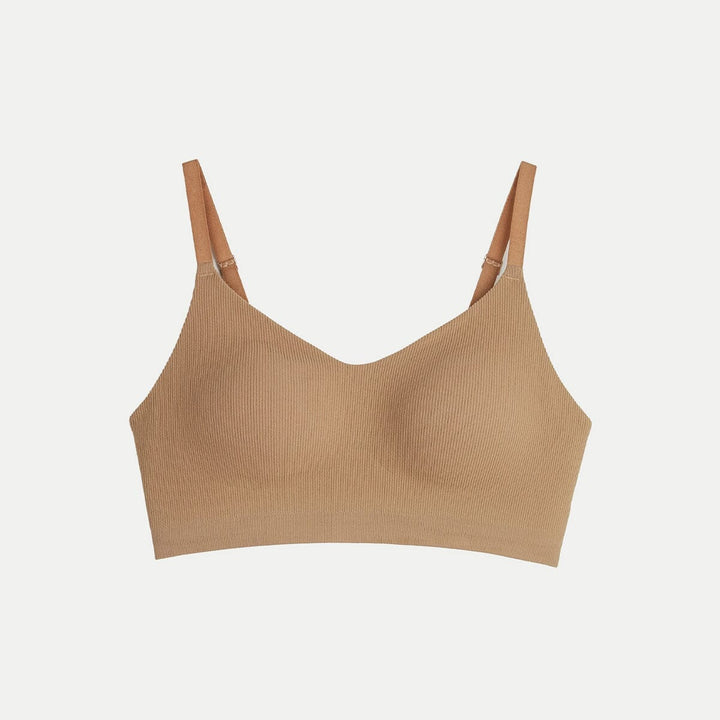 Sustainable REherbafoam??? & REextraSkin??? W-Shape Support Seamless Knit Bra Top Bra Her Own Words 