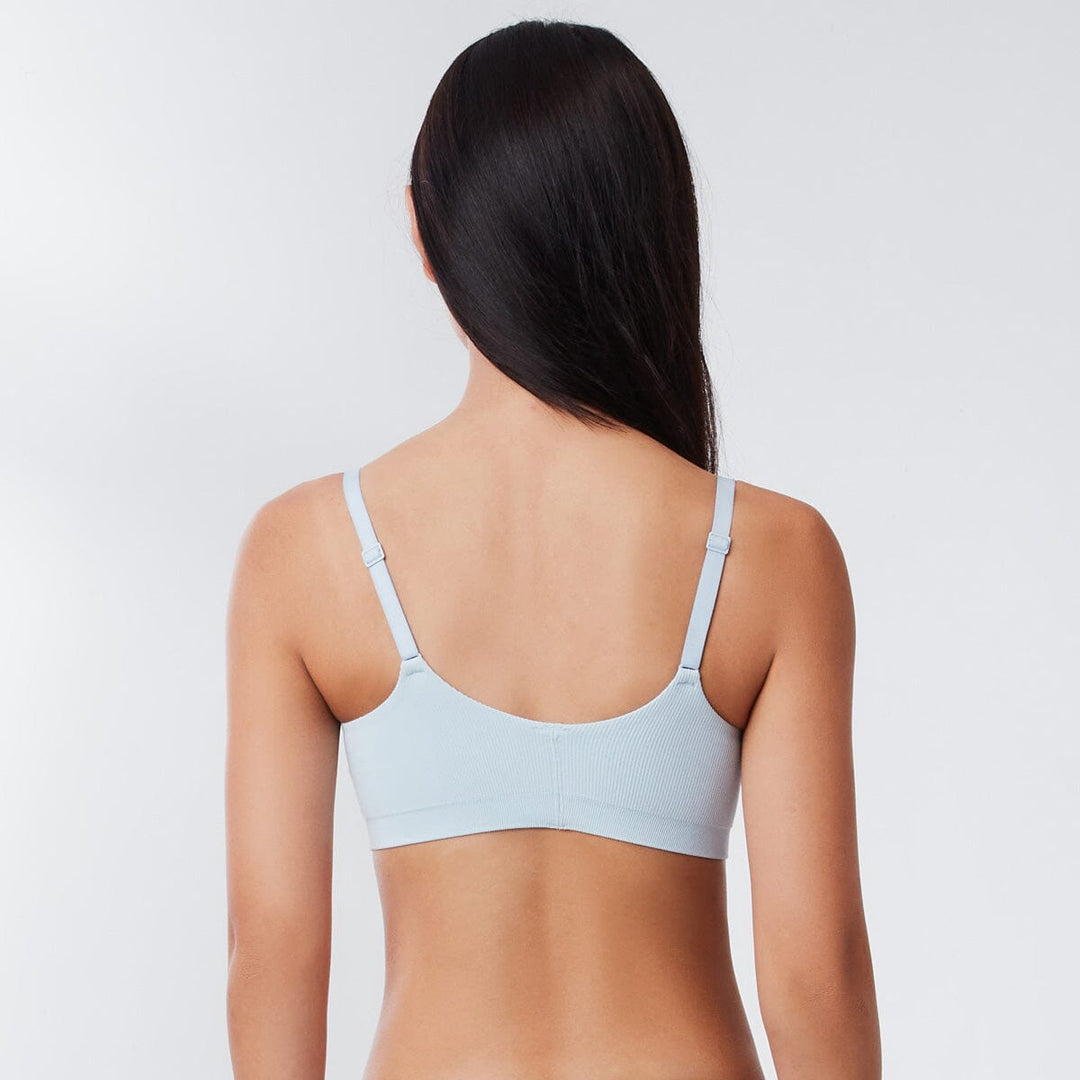 Sustainable REherbafoam™ & REextraSkin™ W-Shape Support Seamless Knit Bra Top Bra Her Own Words 