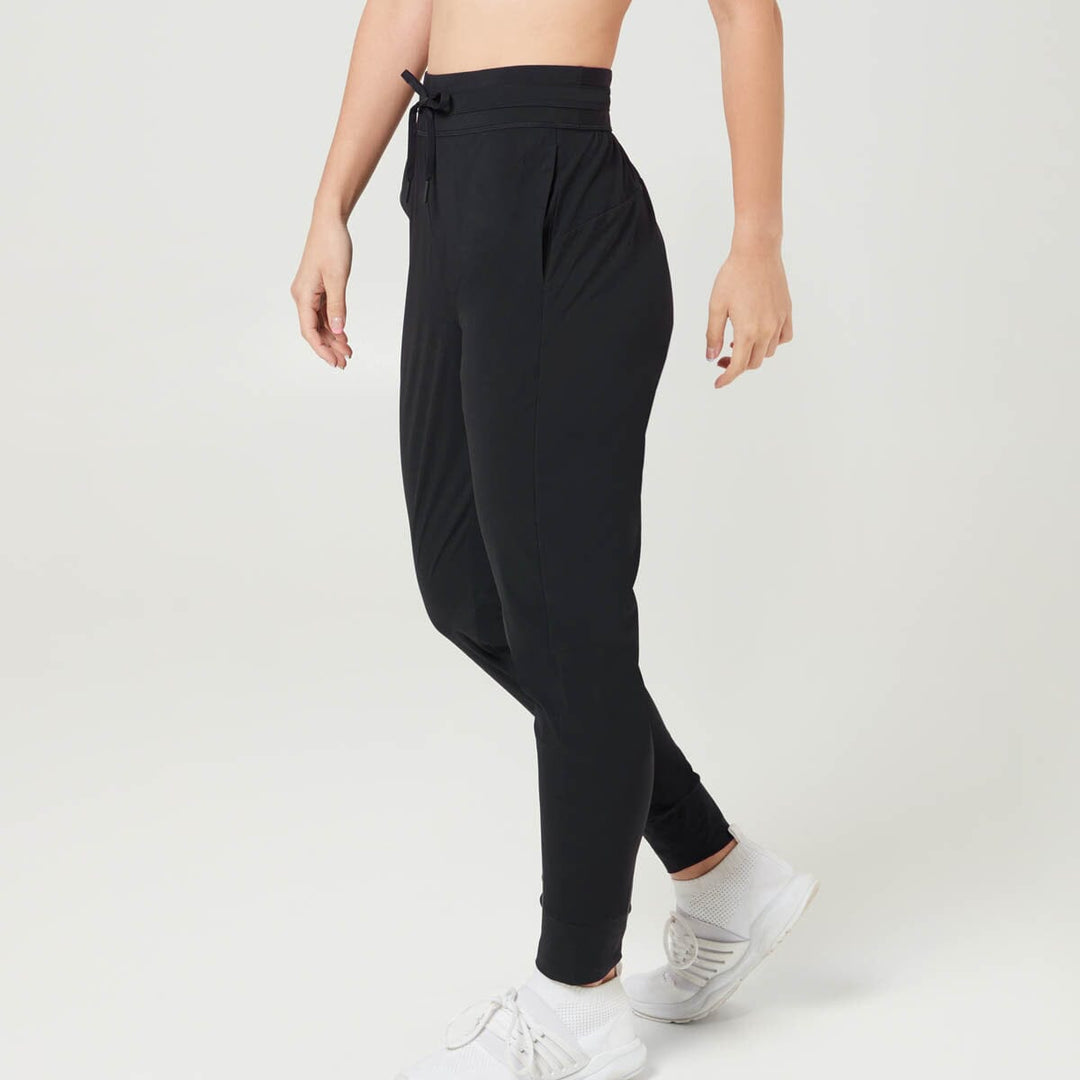 HOW-AIRY Mid Waist Ultra-breathable Cool Touch Quick Dry Full Length Jogger Jogger Her own words SPORTS 