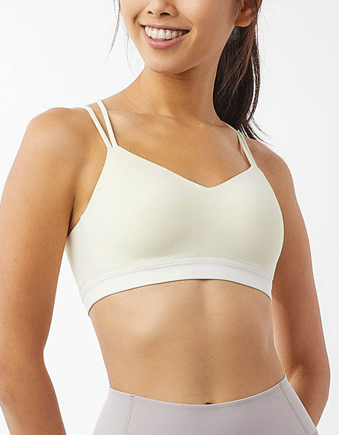 Skin Feel Low Impact Sports Bra Sports Bra Her own words SPORTS Transparent Yellow 70B 