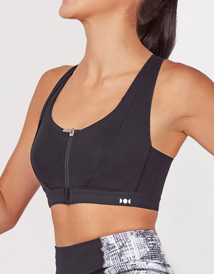 Sports Max High Impact Zip Front Sports Bra Sports Bra Her own words SPORTS 