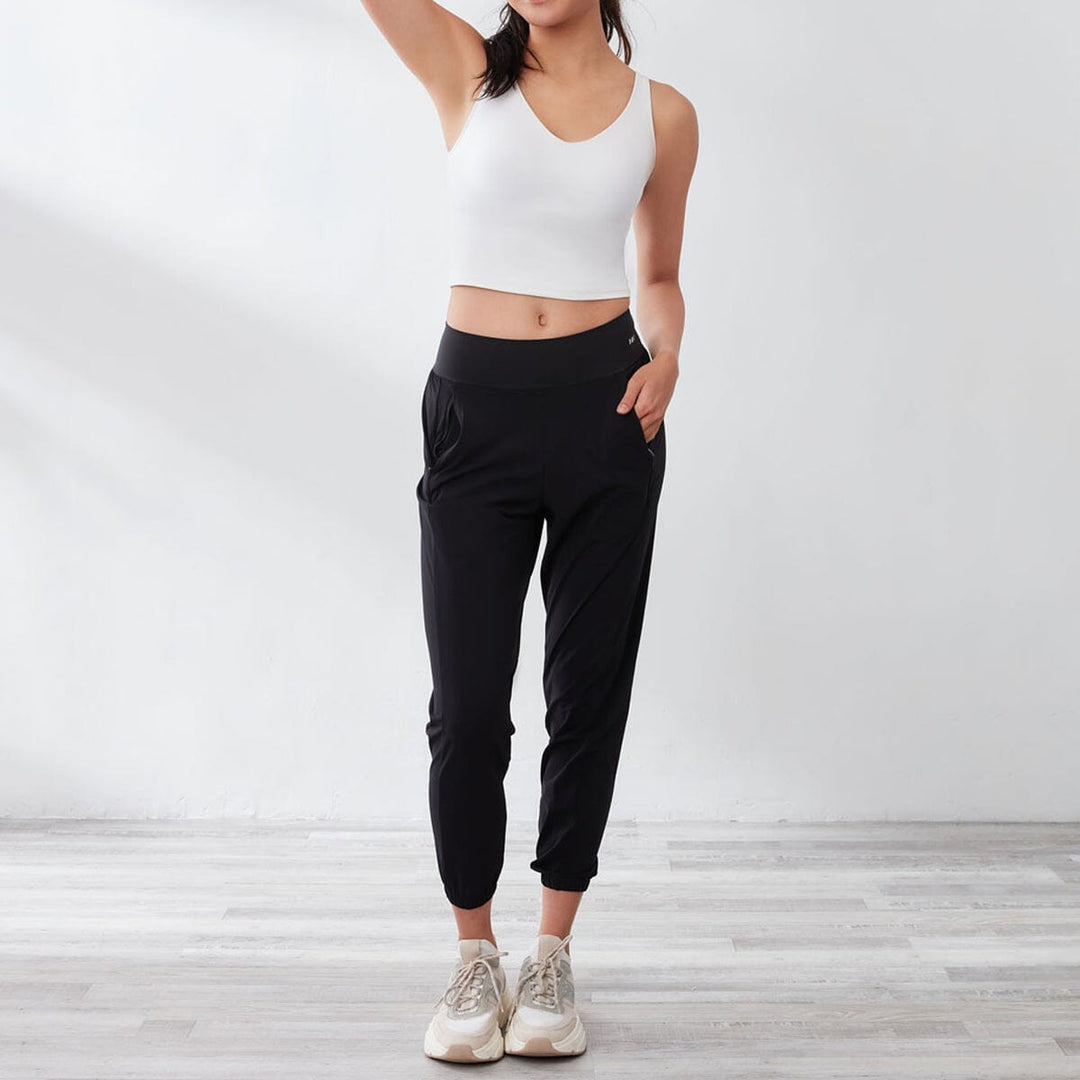 HOW- STAYDRY Mid-Waist Cool Touch Ankle Jogger Jogger Her own words SPORTS 