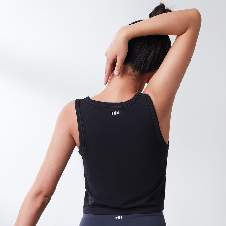 Sustainable REherbafoam™ & REextraSkin™ Low Impact Knit Yoga Sports Crop Top Sports Bra Her own words SPORTS 