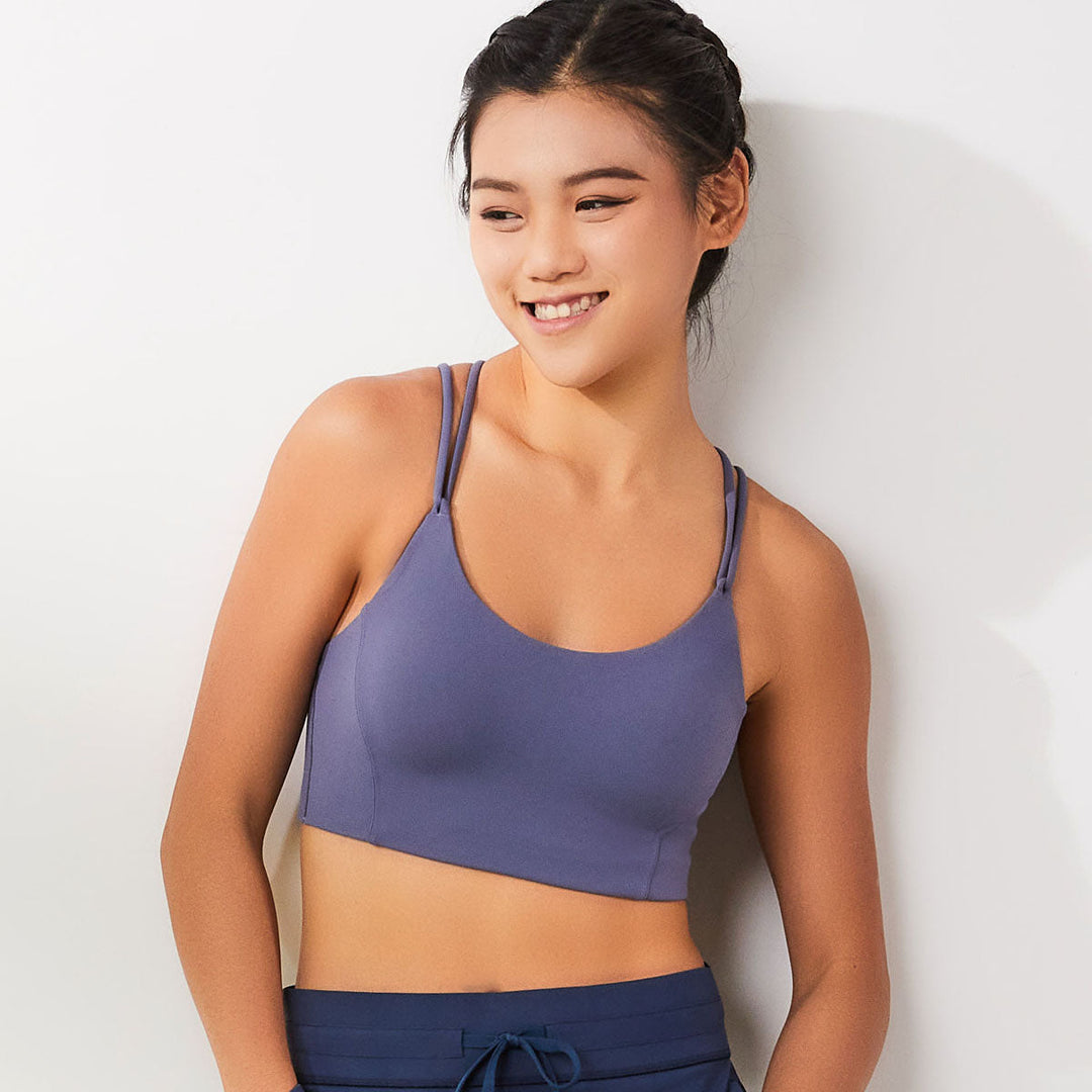 Extra Skin™ Low Impact Yoga Sports Bra Sports Bra Sweat Float 