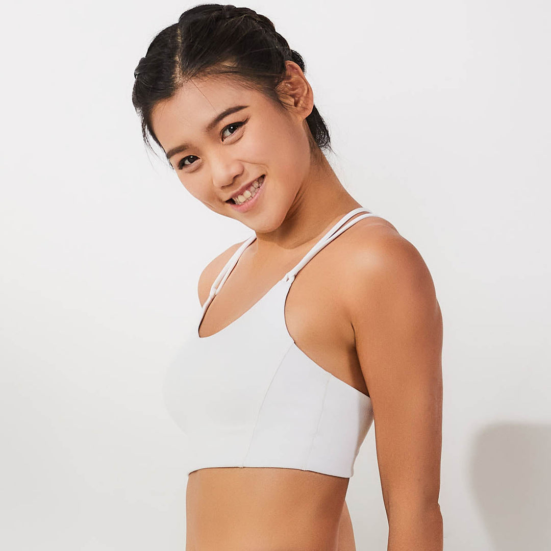 Extra Skin™ Low Impact Yoga Sports Bra Sports Bra Sweat Float 