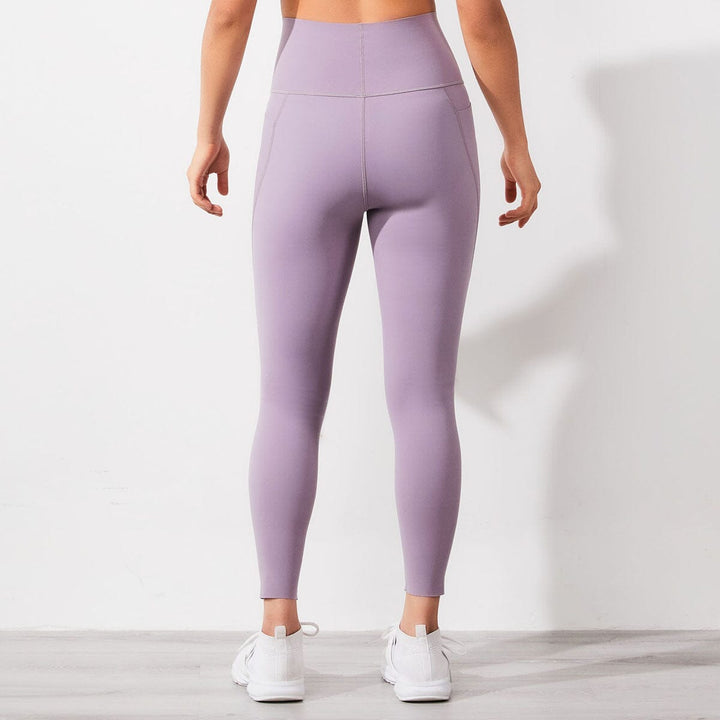 High-Waist No Front Seam Full Length Sports Leggings Leggings Sweat Float 