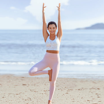REextraSkin™ Medium Impact Cross Back Yoga Longline Sports Bra