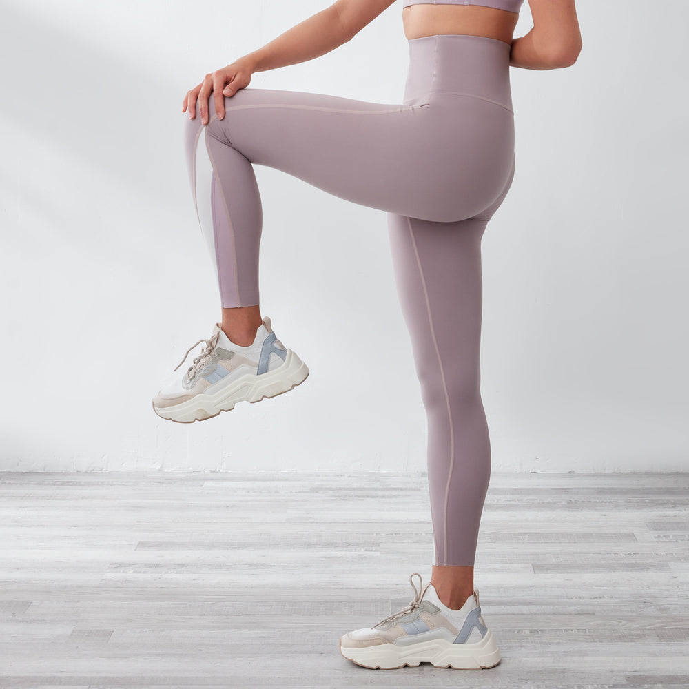 Super High-Waist Hold UV Protection Contrast Full length Sports leggings Leggings Her own words SPORTS 