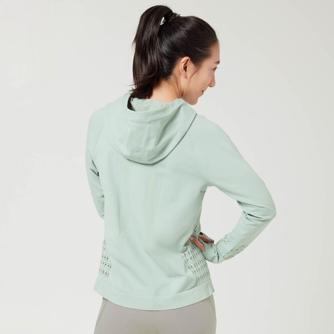 Liftstyle Seamless Hoodie Tops Sweat Float 