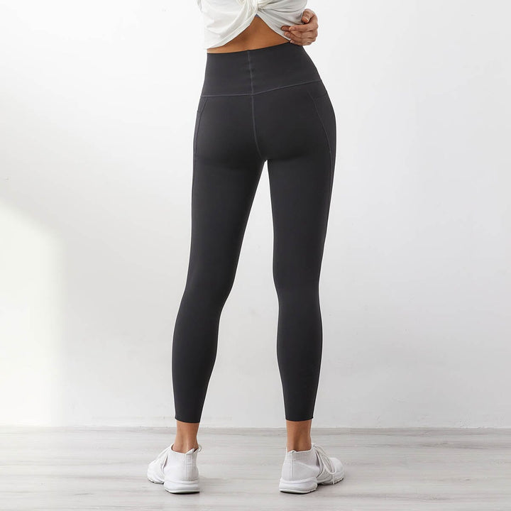 High-Waist No Front Seam Full Length Sports Leggings Leggings Sweat Float 